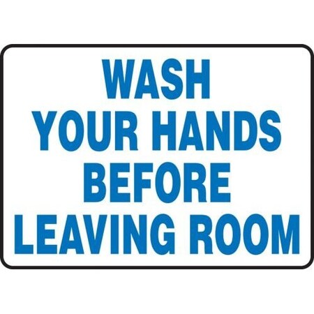 SAFETY SIGN WASH YOUR HANDS BEFORE MRST510XV